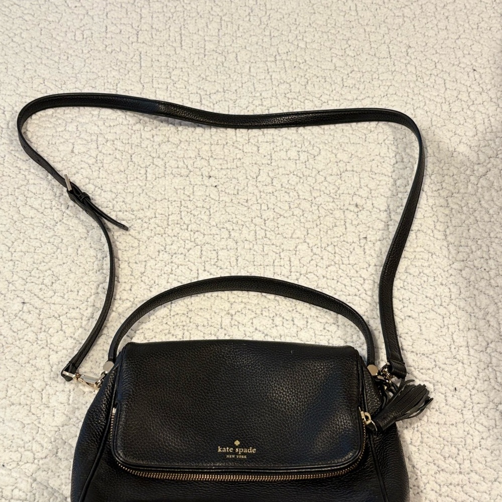 Kate Spade Black Crossbody Bag with Adjustable Strap